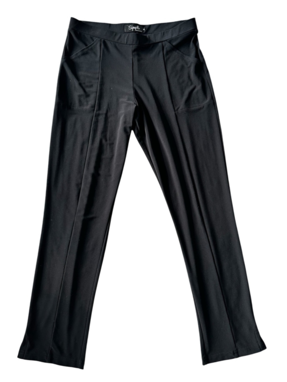 Sympli Pull On Black Pants Size 8